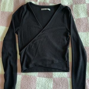 Abercrombie Wrap Top - Medium